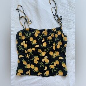 Reformation Lemon Top